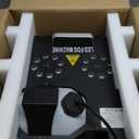 2000W Professional Fog Machine Dual Nozzle with 16 RGB LED, DMX Control Adjustable Smoke Direction, 2.5L Tank LCD Display 30000CFM for Halloween Christmas Stage DJ Party Club Events (Black)