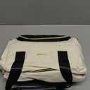 LOVEVOOK Laptop Backpack For Women, 15.6 Inch Work Business Laptop Bag, Wide Top Open Teacher Nurse Bag With USB Port, Waterproof Computer Backpack Purse For Travel, Black-White