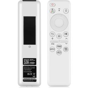 BN59-01432A Solar Voice Remote for Samsung Frame TV Remote Replacement with Bluetooth Solar Cell, Compatible with Samsung The Frame Neo QLED 8K HDR Ultra HD Smart TVs, VG-TM2360E Model