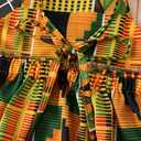 Noubeau Kids Toddler Girls African Dashiki Dress Little Girls Backless Halter Dress Ethnic Bohemia Style Summer Clothes (4-5T, Yellow)