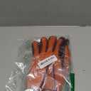 Winter Gloves Touch Screen Warm Gloves Cold Weather Windproof Cycling Driving Riding Bike Telefingers Thermal Gloves Non-Slip Silicone Gel Adjustable Full Finger Mittens (Large, Orange)