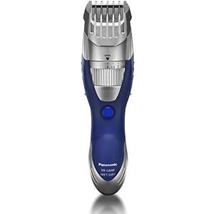 Panasonic Cordless Men's Beard Trimmer With Precision Dial, Adjustable 19 Length Setting, Rechargeable Battery, Washable - ER-GB40-S (Blue)