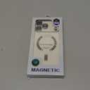 Slim Thin For iPhone 17 Pro Case Clear, Compatible with MagSafe, Built-In Camera Lens Protector, Shockproof Protective Phone Case, Soft Electroplated Magnetic Cover, Silver