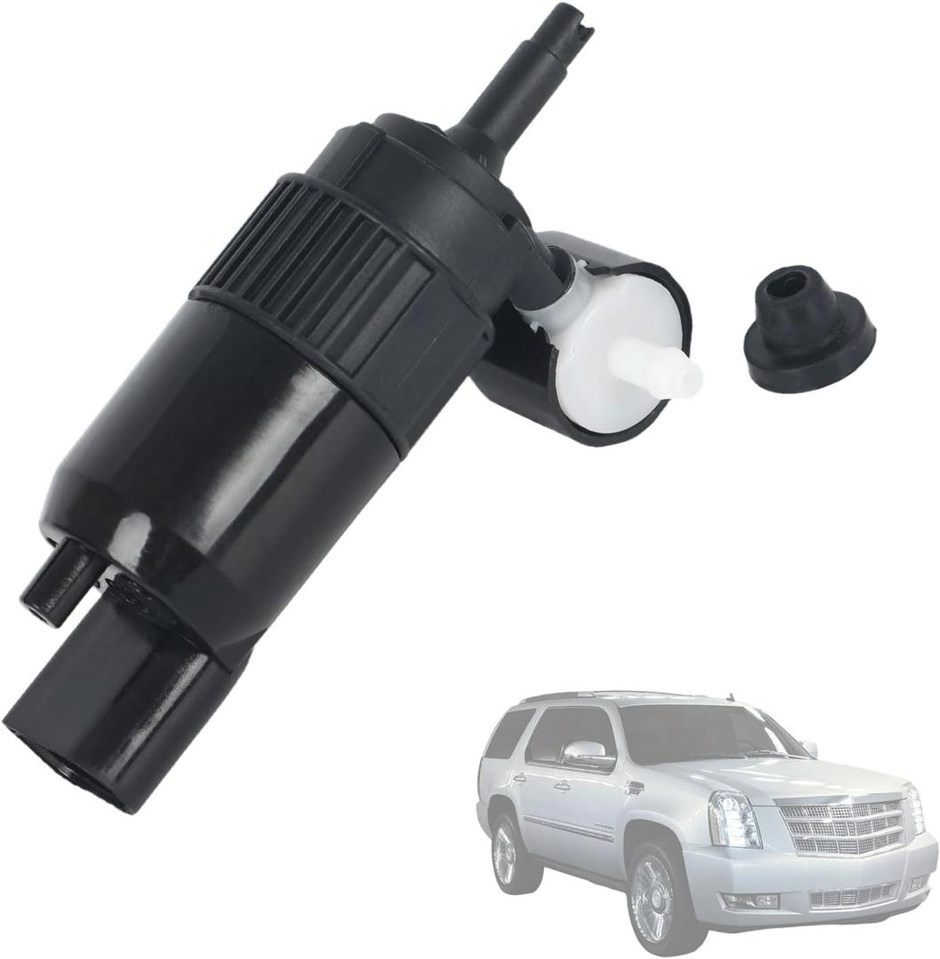 84801575 Front Windshield Washer Pump Replacement Compatible with Cadillac Escalade ESV, Suitable for Chevrolet Bolt EUV and EV Suburban Tahoe GMC Yukon XL, Direct Fit Windshield Cleaning Assembly