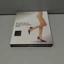 2 x WAKUNA 20D Black Sheer Tights for women-2 Pairs sheertex Pantyhose with Reinforced Toes (Black)