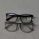 livho High Tech Blue Light Glasses - Advanced Blue Light Blocking Computer Glasses - Screen Fatigue & UV Protection (*B10 Light Black+clear Grey)