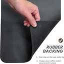 Dish Drying Mat for Kitchen Counter, Anti-Slip Absorbent Dish Drying Pad - Countertop (Dark Gray, 17"x31.5")