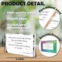 2 x White Inspirational Wooden Block Sign-4"x6" There Are Only Two Ways To Live Your Life Block Plaque Tabletop Decor-Rustic Vintage Wood Sign For Friends Family-Home Office Desk Favors & Supplies-A31