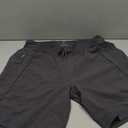 Willit Women's 7" Athletic Running Shorts Long Workout Hiking Shorts Quick Dry High Waisted Active Zipper Pocket (Large, Dark Grey)