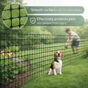 Thyle 48 Inch x 100 ft Plastic Mesh Fence Roll Reusable Temporary Mesh Snow Fence Safety Construction Black Fencing Garden Netting for Outdoor Garden Yard, Dog, Poultry, Pet, Deer Barrier
