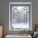 360-Degree Rotating Window – Tempered Glass Casement Window with Metal Frame, Easy-Cleaning Ventilation Design for Home, Bathroom, Basement, Garage & Office (White, 28 * 24in)