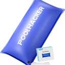 POOLHACKER Pool Pillows for Above Ground Pools, Winterizing Ice Equalizer 0.5mm Ultra Thick Pool Cover Air Pillow for Winter, Pool Closing Kit for Above-Ground Swimming Pool, 50ft Rope Included (4*8) (blue)