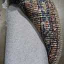 Loloi Amber Lewis Billie Collection, Ocean & Brick 6'-0" x 9'-0" Area Rug  Antique & Distressed Accent Rugs for Living Room, Bedroom, Entryway & Hallway, No Shed High Traffic Area Home Decor Rug