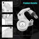 AULINK 39385 Belt Tensioner Assembly with Pulley (1.8L 2.0L L4) For Honda Civic 2006-2015,HR-V 2016-2018,For Acura ILX 2013-2015 3117051BH01 31170R0A015 31170R0A005 31170R0A025 3117051BH02 89600