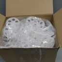 100 Pcs 4 Inch Heavy Duty Plastic Insulation Masonry Fasteners 2.4 Inch Foam Board Fasteners Washers Polypropylene Concrete Anchors for Fixing and Fastening Rigid Foam Insulation Panels