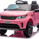 12V Licensed Land Rover 2 Seater Ride on Car for Kids with 2.4g Remote Control, Battery Powered Electric Car Ride on Vehicle Double Doors, LED Light, 2.8 MPH Max Speed, Medium