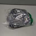 ColorGround Short Black Purple Cosplay Wig with 2 Buns for Women Halloween Party Costume