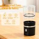 Portable Small Electric Pill Crusher, Grind Pills to Fine Powder for Elderly, Rechargeable & Washable, with Safety Lock, Perfect for Pets Nursing Home, with Pill Organizer Travel Essential