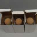 Glass Storage Jars, 3 Pcs, 800ML/27Oz - Sealed With Cork Ball Lids, Airtight Round Bottles for Coffee Beans & Nuts, Containers With Wooden Lids