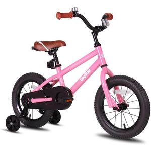JOYSTAR Kids Bike for Ages 2-12 Years Old Boys Girls, 12-20 Inch BMX Style Kid's Bikes with Training Wheels, Children Bicycle for Kids and Toddler, Multiple Colors (Pink)