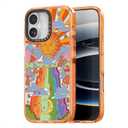 for iPhone 17 Case Cute - Military-Grade 6.6 ft Drop Protection Shockproof Phone Case - Mushroom Design (6.3') Cosmic Orange