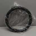 10L0L Golf Cart Steering Wheel Cover-13 Soft and Breathable Anti Slip Leather Steering Wheel Cover,Feels Good in Handling- for EZGO TXT & RXV (Black+ Red)