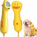 Pet Hair Dryer - Quiet Dog Blower Grooming Dryer  2-in-1 Dog Dryer for Pet Grooming with Replaceable Slicker Brush, Compact Lightweight ABS Dogs Blower, Low Noise for Cats, Puppies & Dogs