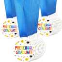 Kenning 24 Pcs Pre-school Graduation Medal Bulk 2 Inch Acrylic Award Medals with Neck Ribbon Cute Graduation Gifts, Grad Medal Party Favor Supplies Decorations