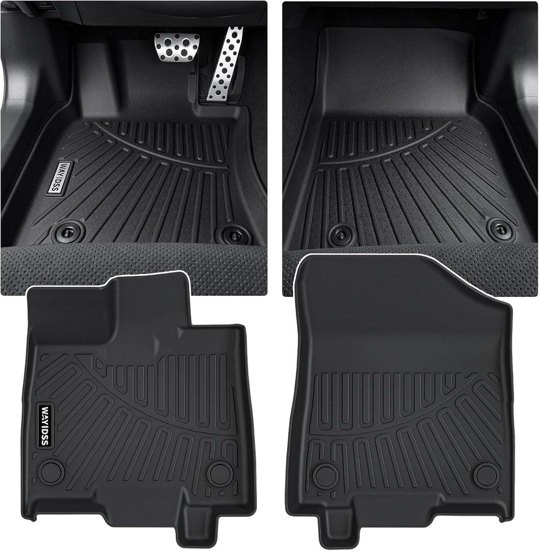 Floor Mats for Toyota Sienna 2026 2025 2024 2023 2022 2021 Fit LEXLEXSEWoodland EditionLimitedPlatinum TPE All Weather Protection Full Coverage Front Liner for Sienna