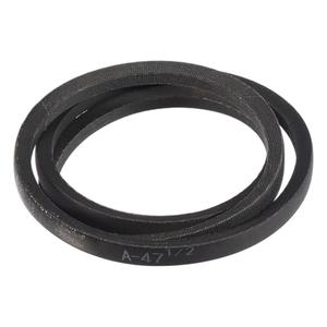 uxcell A47 1/2 Classic Wrapped V-Belt, 50" Outside Circumference Wrapped Industrial Rubber V-Belt A Profile V-Belt for Industrial Machinery Equipment, Black