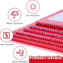 Juexica 14 Pcs Open House Signs for Real Estate 18 x 24 Inch Double Sided Arrow Shape Directional Signs Red and White Plastic Real Estate Sign Posts with H Stakes Yard Agent Supplies