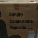 Ergonomic Office Chair with Footrest, High Back Swivel Mesh Desk Chair, Big and Tall Rolling Computer Chair with Headrest, Lumbar Support, 3-Level Tilt Backrest for Home, Bedroom, Work (Black)