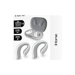 Bytech iHome XT 42 True Wireless Bluetooth In Ear Earbuds White 