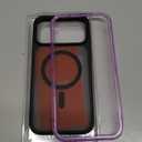 TORRAS Stronger Magnetic & Shockproof for iPhone 17 Pro Max Case, Fit for MagSafe, Military Grade Drop Protection, Camera Control, DIY Button, Slim for iPhone 17 Pro Max Case Translucent Matte Black