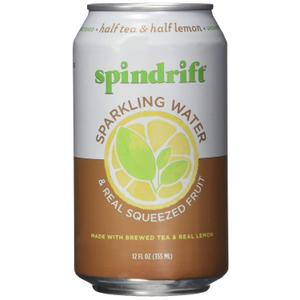 SPINDRIFT Half Tea Half Lemonade Sparkling Water, 12 Fl Oz, 24 Pack (Best By: 01/19/26)