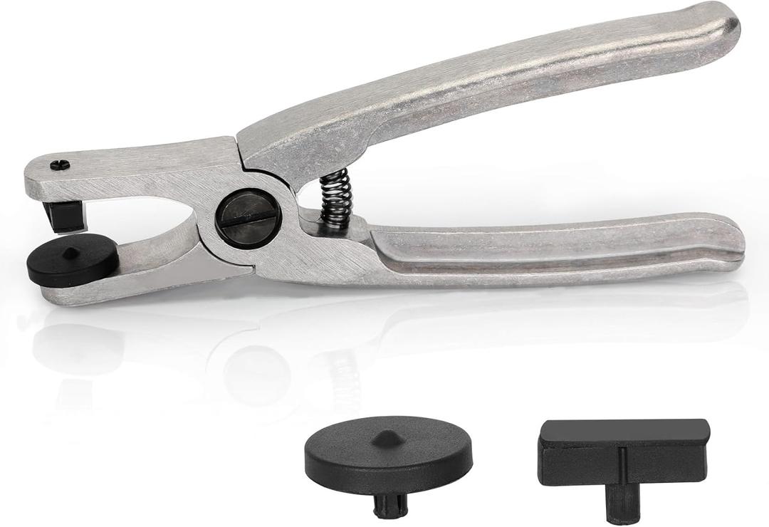 Stained Glass Running Pliers for Glass Cutting, BO700.0 Running Pliers for Glass Cutting Perfect Curves, Achieve Deep Internal Curve Cutting, Running Plier Designed for Glass Artists, 2 Sets Jaw Pads