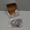 Bekith 6 Pack 1/2" D Ring Shackle 2.0 Ton (4,000 lbs) Capacity with Screw Pin Heavy Duty Shackles for Tow Strap, Winch, Off-Road Truck Vehicle Recovery