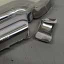 Stainless Steel Cutting Board for Kitchen, 2-in-1 Double-Sided Chopping Board, Food Grade Stainless Steel/PP, Easy to Clean, Large Size, Non-Slip, 1611