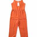 ZESICA Cotton Linen Jumpsuits for Women Size S