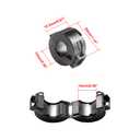 3 x IEUYO Clip-on Ferrite Ring Cores EMI RFI Signal Noise Filter Noise Suppressor for HDMI USB Power Cable (15mm)
