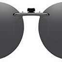 CAXMAN Cat Eye Clip On Sunglasses for Women Polarized Lens Compact Fit Non Flip Up