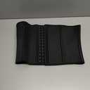 YADIFEN Waist Trainer for Women,Zipper Corset Body Shaper for Tummy Control Neoprene Cincher Sweat Sauna Vest Tank Top (Large, Black-breathable Latex With 4 Row of Hooks)