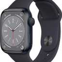 Apple Watch Series 8 (GPS, 41MM) - Midnight Aluminum Case with Midnight Sport Band S/M (Premium)