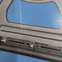 AFMAT 3 Hole Punch Heavy Duty, 9/32" Holes, 50-Sheet Hole Puncher 3 Ring, 50% Reduced Effort, Adjustable Two & Three Hole Punch, Metal Paper Puncher w/Large Chip Tray, Metal Paper Guide, Gray, HP18