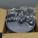 6 Packs Plant Caddy with Wheels 12" Plastic Rolling Plant Stands Heavy-duty Plant Dolly with Casters Indoor and Outdoor Plant Roller Base Large Heavy Plant Pot Saucers with Wheels Plant Mover, Grey