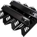 Adviace Replacement Parts for Dyna-Glo DGB610SSP DGH483CRP DGF493BNP DGF510SBP Grills, 15 inch Porcelain Grill Heat Tents Heat Plates for Outdoor Gourmet GR2205720-OG-00 GR2205723-OG-00, Set of 6