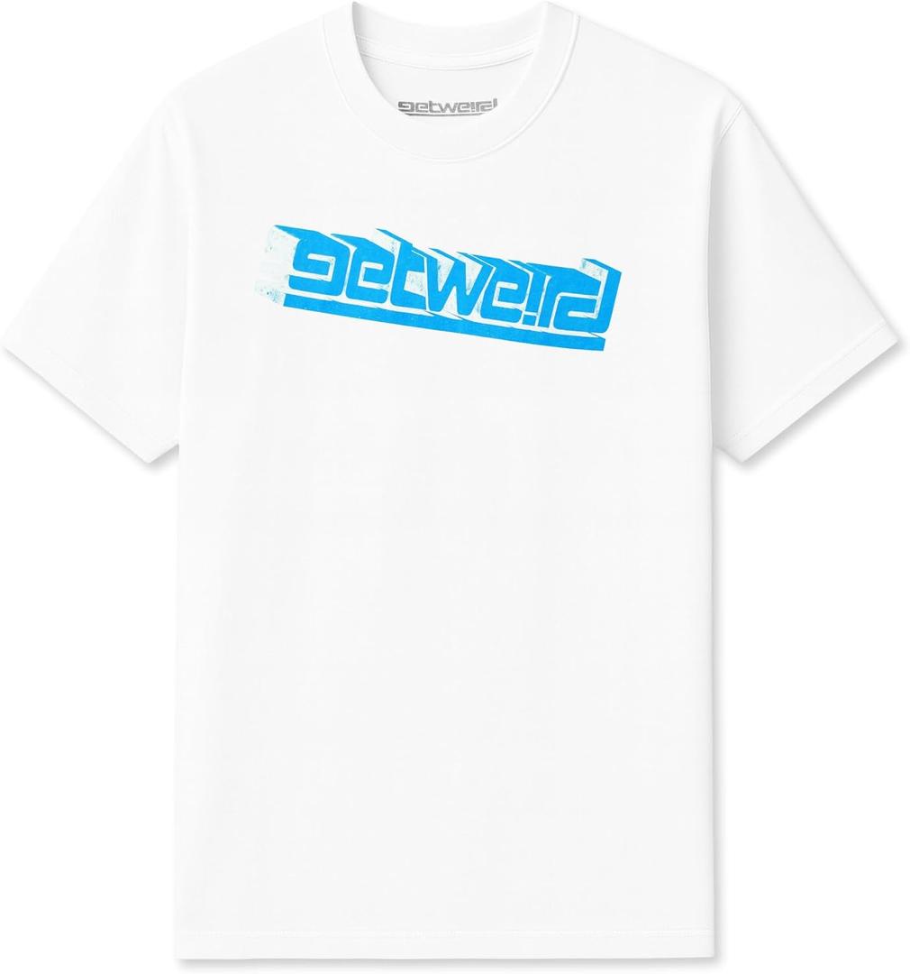 Block Tilt Tee, Funky Graphic Streetwear T-Shirt for Men, Women, Unisex, XXL