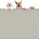 39.4"x29.5" Large Pet Food Mat, Silicone Dog Mats for Food and Water, Nonslip Pet Feeding Mats for Floors,Dog Cat Bowl Mat with Raised Edges, Beige