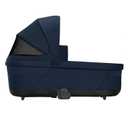 Cybex Balios Cot S Lux Baby Bassinet - Integrated Easy-Carry Handle, Sun Canopy & Spacious, Cozy Interior, Compatible with Cybex Balios S Lux Stroller, Ocean Blue