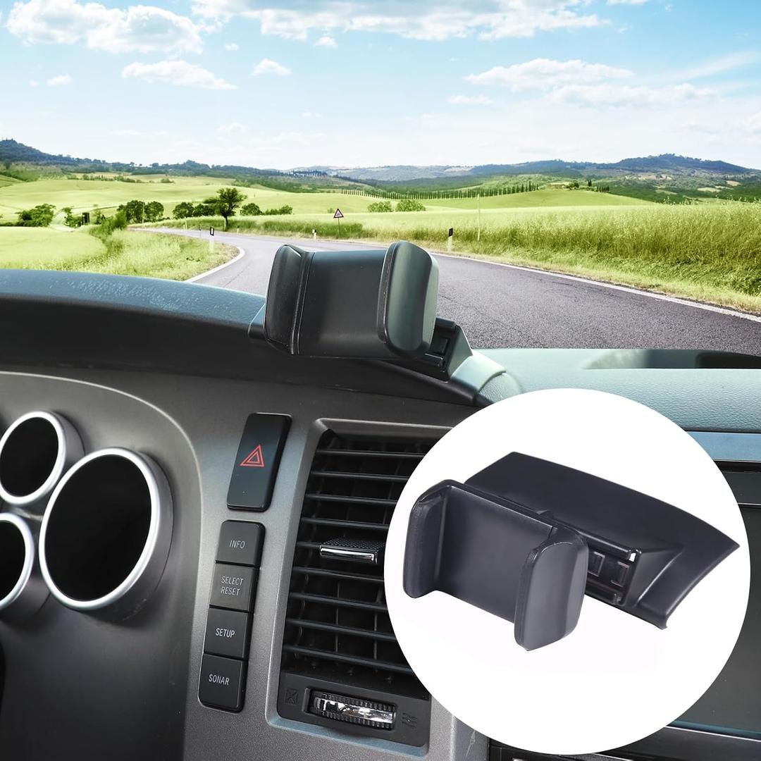 HAPPYHORSE Car Phone Mount Compatible with Toyot@ Tundra/Sequoia 2007-2013 Central Control Navigation Cell Phone Holder Dash Clip Dash Panel Mobile Phone Bracket Stand Accessories (Style A) HAPPYHORSE Car Phone Mount Compatible with Toyot@ Tundra/Sequoia 2007-2013 Central Control Navigation Cell Phone Holder Dash Clip Dash Panel Mobile Phone Bracket Stand Accessories (Style A)